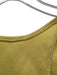 Celine Size S Yellow, White, Black Cotton Blend Ribbed Logo Band Crop sports bra Yellow, White, Black / S