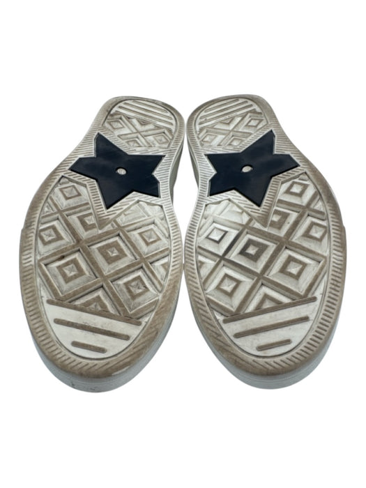 Christian Dior Shoe Size 40 Cream White Canvas Rubber Sole logo laces Sneakers Cream White / 40