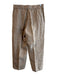 Eileen Fisher Size S Beige Organic Linen Elastic Waist solid color Pants Beige / S