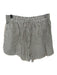 Madewell Size S Grey & Tan Cotton Stripe Drawstring Waist Pockets Shorts Grey & Tan / S