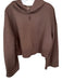 FP Movement Size M Brown Polyester Blend Cropped Hood Hoodie Brown / M
