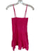 BB Dakota Size XS Hot pink Cotton Smocked Spaghetti Strap Tiered Mini Dress Hot pink / XS