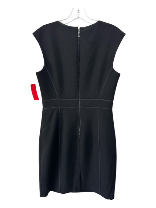 Kate Spade Size 8 Black Polyester Sleeveless Paneled high neck Shift Dress Black / 8