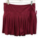 Goldhinge Size L Burgundy Red Polyester Blend Elastic Waistband Athletic Skirt Burgundy Red / L