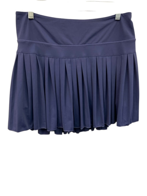 Goldhinge Size L Dusty Purple Polyester Blend Elastic Waistband Athletic Skirt Dusty Purple / L