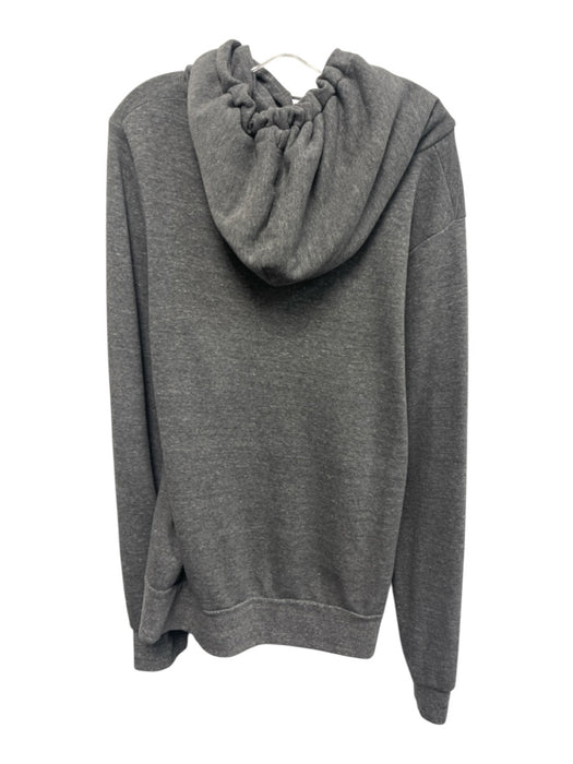 Aviator Nation Size XL Gray & Rainbow Polyester & Cotton Zip Front hood Sweater Gray & Rainbow / XL