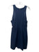 Trina Turk Size Est M Navy Blue Rayon & Nylon Blend Sleeveless A Line Mini Dress Navy Blue / Est M