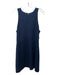 Trina Turk Size Est M Navy Blue Rayon & Nylon Blend Sleeveless A Line Mini Dress Navy Blue / Est M