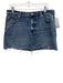 Pistola Size 30 Medium Wash Cotton High Rise Zip Fly Frayed Hem Skirt Medium Wash / 30