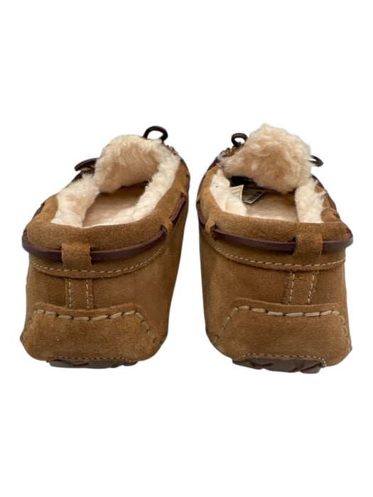 Ugg Shoe Size 10 Brown Sherpa Moccasin Leather Bow Suede Shoes Brown / 10
