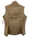 Barbour Size 12 Beige Polyester & Polyamide Quilted Button & Zip Front Vest Beige / 12