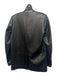 Zara Size XS Black Polyester Leather Blazer Button pointed collar Jacket Black / XS