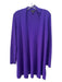 Eileen Fisher Size XS Purple Open Front Long Sleeve Slits Cardigan Purple / XS