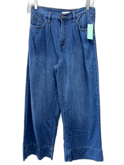 Habitual Size 25 Med Wash Cotton Denim Zip & Button Contrast Stitch Jeans Med Wash / 25