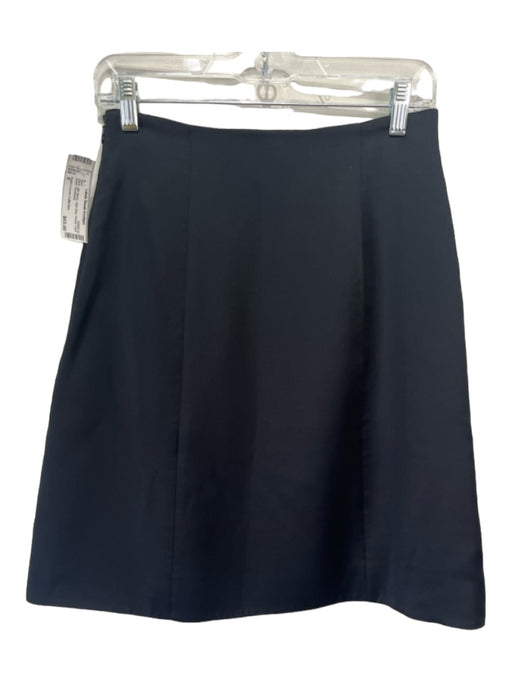 Ralph Lauren Collection Size 6 Black Silk Blend High Rise Pencil Skirt Black / 6