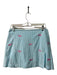 Lilypod Size 8 Blue White Pink Cotton Striped Embroidered Whales Back Zip Skirt Blue White Pink / 8