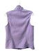 Patagonia Size M Purple Polyester High Neck Front Zip Zipper Pockets Fleece Vest Purple / M