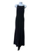 Carolina Herrera Size 8 Black Criss Cross Back Sleeveless Square Neck Gown Black / 8