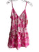 Love Shack Fancy Size 0 Pink Cotton & Silk V Neck Side Zip Ruffle Top Pink / 0