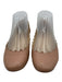 Chloe Shoe Size 36 Blush Pink Leather Scalloped Round Toe Flats Blush Pink / 36