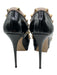 Valentino Garavani Shoe Size 36 Black & Taupe Leather Cut Out Rockstud Pumps Black & Taupe / 36