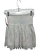 Hemant & Nandita Size XS White Cotton Eyelet smocked Skirt White / XS