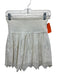 Hemant & Nandita Size XS White Cotton Eyelet smocked Skirt White / XS