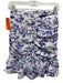 Isabel Marant Size 34 White, Blue, Purple Viscose Side Zip Floral Rouched Skirt White, Blue, Purple / 34