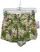 Cami NYC Size XXS Green, White, Pink Linen Drawstring Floral & Leaf Print Shorts Green, White, Pink / XXS