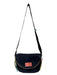 Marc By Marc Jacobs Navy & Multi Nylon Flap Closure Zippers Bag Navy & Multi / Medium