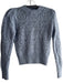 ASTR The Label Size XS Blue Gray Acrylic Blend Round Neck Long Sleeve Sweater Blue Gray / XS