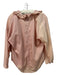 A Shirt Thing Size S Light Pink Cotton Ruffle V Neck Top Light Pink / S