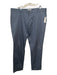 Spoke Size 40 Blue Cotton Solid Zip Fly Men's Pants 40