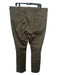 Spoke Size 40 Green Cotton Blend Solid Zip Fly Men's Pants 40
