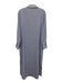 Pomander Place Size M Blue & White Polyester Blend Stripe Button Down Maxi Dress Blue & White / M