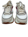 Jimmy Choo Shoe Size 39 Beige & Purple Suede & Synthetic Lace Up Sneakers Beige & Purple / 39