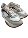 Jimmy Choo Shoe Size 39 Beige & Purple Suede & Synthetic Lace Up Sneakers Beige & Purple / 39