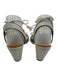 Tory Burch Shoe Size 8.5 White Leather & Textile Rope Detail Knot Fringe Sandals White / 8.5