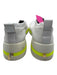 Stuart Weitzman Shoe Size 8.5 White & Neon yellow Leather Upper Sneakers White & Neon yellow / 8.5