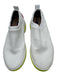 Stuart Weitzman Shoe Size 8.5 White & Neon yellow Leather Upper Sneakers White & Neon yellow / 8.5