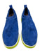 Stuart Weitzman Shoe Size 8.5 Blue, White & Neon Yellow Suede Upper Sneakers Blue, White & Neon Yellow / 8.5