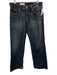 Zara Size 8 Medium Wash Cotton Blend Whiskering Mid Rise Wide Leg Jeans Medium Wash / 8