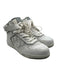 Christian Dior Shoe Size 41 White & Grey Leather High Top Sneakers White & Grey / 41