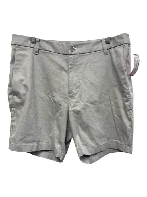 Lululemon Size 36 Gray Cotton Blend Solid Athletic Khakis Men's Shorts Gray / 36