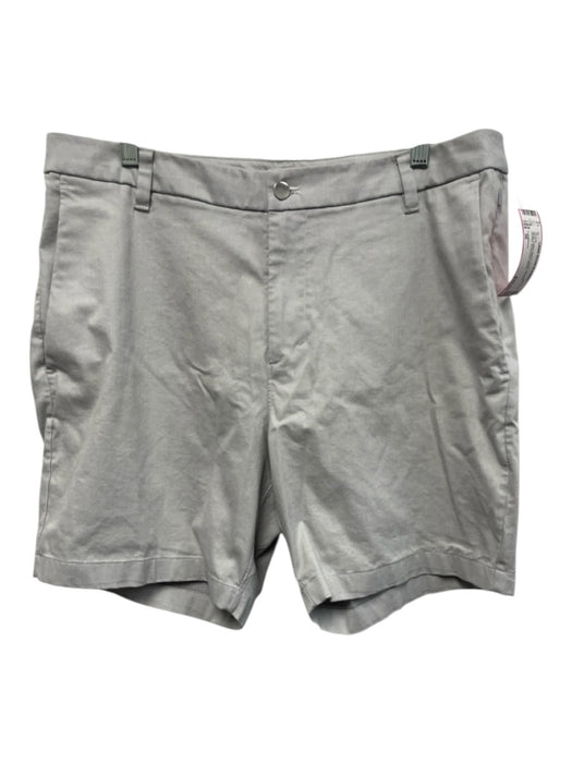 Lululemon Size 36 Gray Cotton Blend Solid Athletic Khakis Men's Shorts Gray / 36