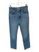 Madewell Size 26 Med Light Wash Cotton Mid Rise Straight Leg Jeans Med Light Wash / 26