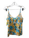 Never Fully Dressed Size 4 Blue & Yellow Polyester Abstract Floral Skirt Set Blue & Yellow / 4