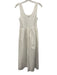 Mint Velvet Size Small White Cotton Blend Sleeveless Floral Eyelet Midi Dress White / Small