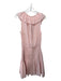 Ramy Brook Size S Pale Pink Polyester Smocked Pop Over Sleeveless Dress Pale Pink / S