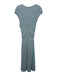 5a7 Cinq a Sept Size 0 Light Blue Polyester & Spandex Cap Sleeve Cutout Dress Light Blue / 0